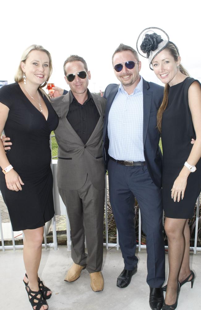 Sophie Tucker, Nick Birbari, Chris Synes and Carmel Lisec in 2012. Picture: Nicola Brander