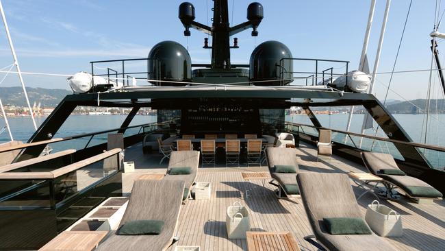 Giorgio Armani’s superyacht.