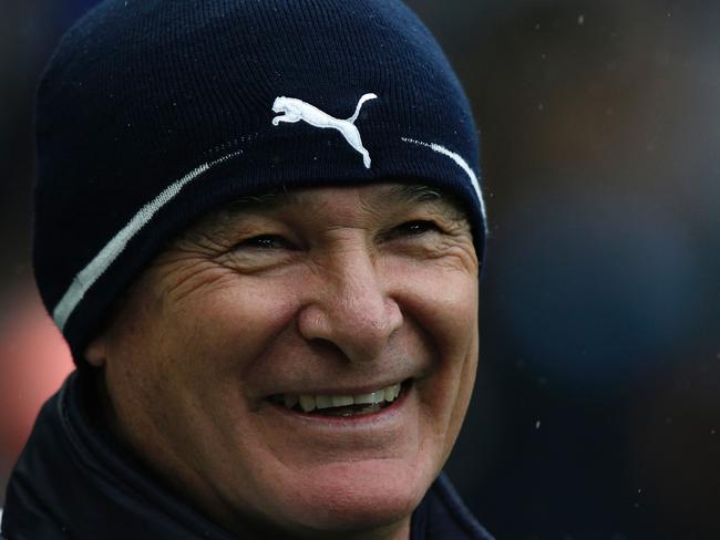 Leicester City's Italian manager Claudio Ranieri reacts ahead of the English Premier League football match between Manchester City and Leicester City at the Etihad Stadium in Manchester, north west England, on February 6, 2016. / AFP / ADRIAN DENNIS / RESTRICTED TO EDITORIAL USE. No use with unauthorized audio, video, data, fixture lists, club/league logos or 'live' services. Online in-match use limited to 75 images, no video emulation. No use in betting, games or single club/league/player publications. /