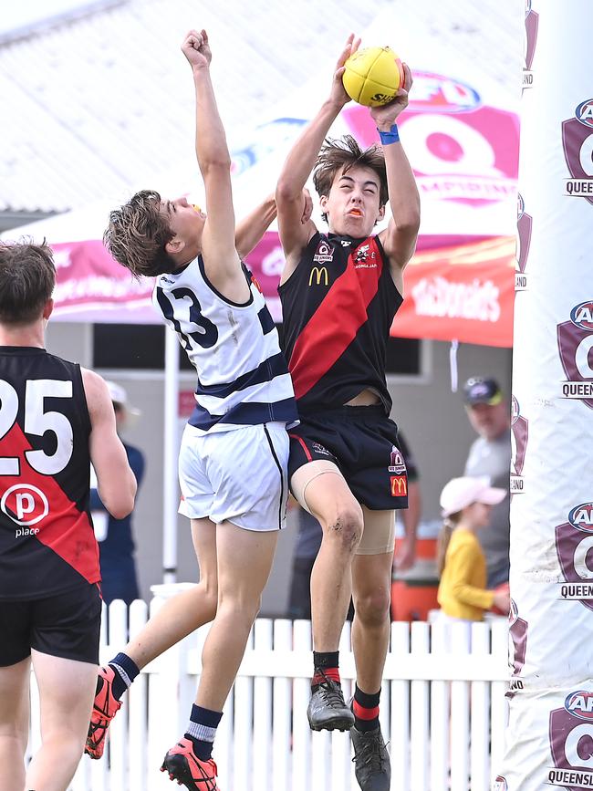 Action from Saturday's McDonaldâ€™s South East Queensland Youth Grand Finals played at Yeronga AFC. 2 September 2023. Picture, John Gass