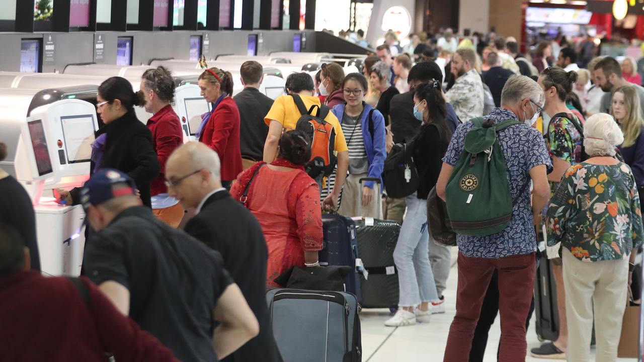 Melbourne Airport, pictured here at Christmas time, has been awarded the country’s best at a prestigious awards ceremony in Amsterdam.Picture: NCA NewsWire / David Crosling