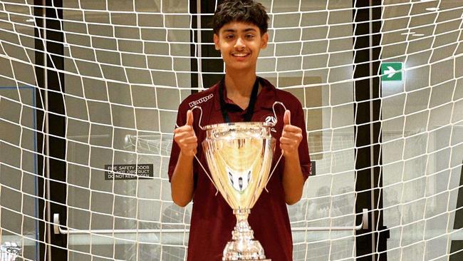 Queensland U14 Arjan Plaha named among best performers at Futsal Nationals.