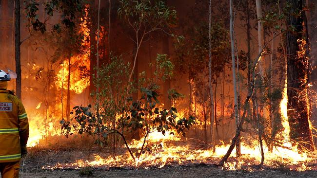 Queensland firefighters have battled several blazes over the last few days. Picture: File image/AAP/ Darren Pateman