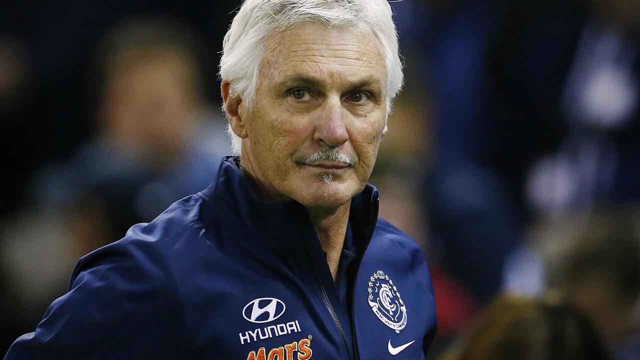 Malthouse says the biggest disappointment in his coaching career was not delving deeper into Carlton’s lack of forward thinking.