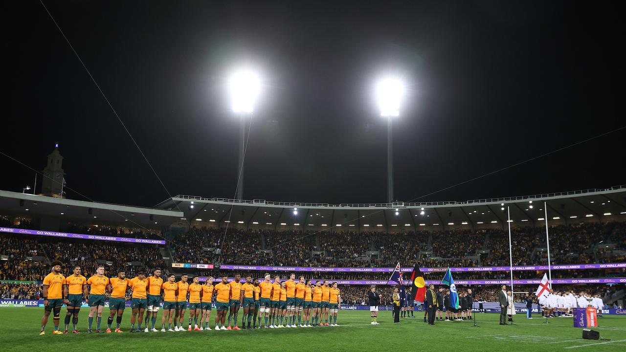 The Welshmen and England are playing their first Test since 1986 at the Sydney Cricket Ground.  Photo: Getty Images