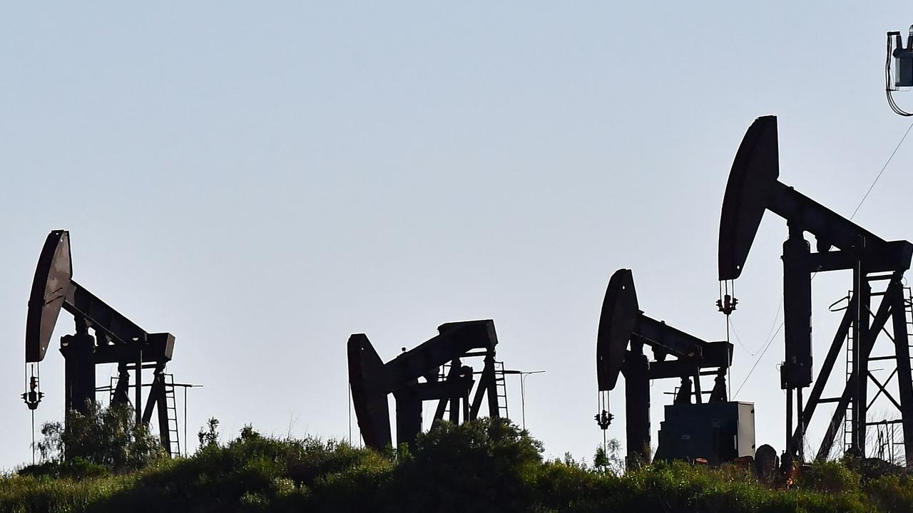 Global oil prices have lost more than 12 per cent in the past three weeks as the risk premium from the Israel-Hamas war fades. Picture: AFP / Frederic J. Brown.