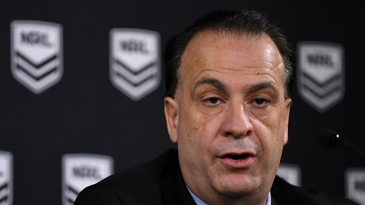ARLC Chairman Peter V'landys wants to crack down on the behaviour of player agents. (AAP Image/Joel Carrett)