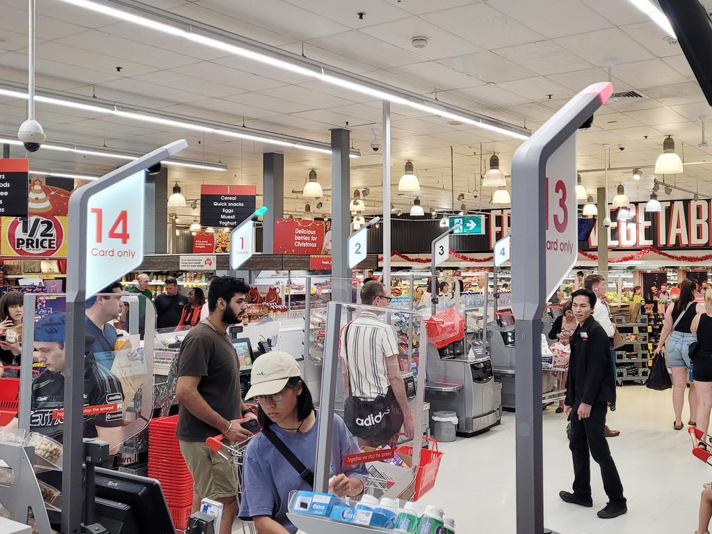 Coles continued to stock the items after Woolies cancelled the range. Picture: Brendan Radke