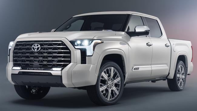 Toyota has begun road-testing the Toyota Tundra on local roads. Picture: Supplied.