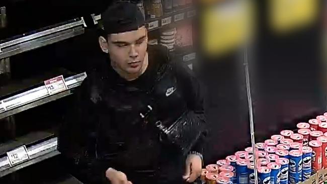 Police would like to speak with this man who allegedly walked into a Sydney Woolworth’s store and urinated on food. Picture: NewsWire Handout