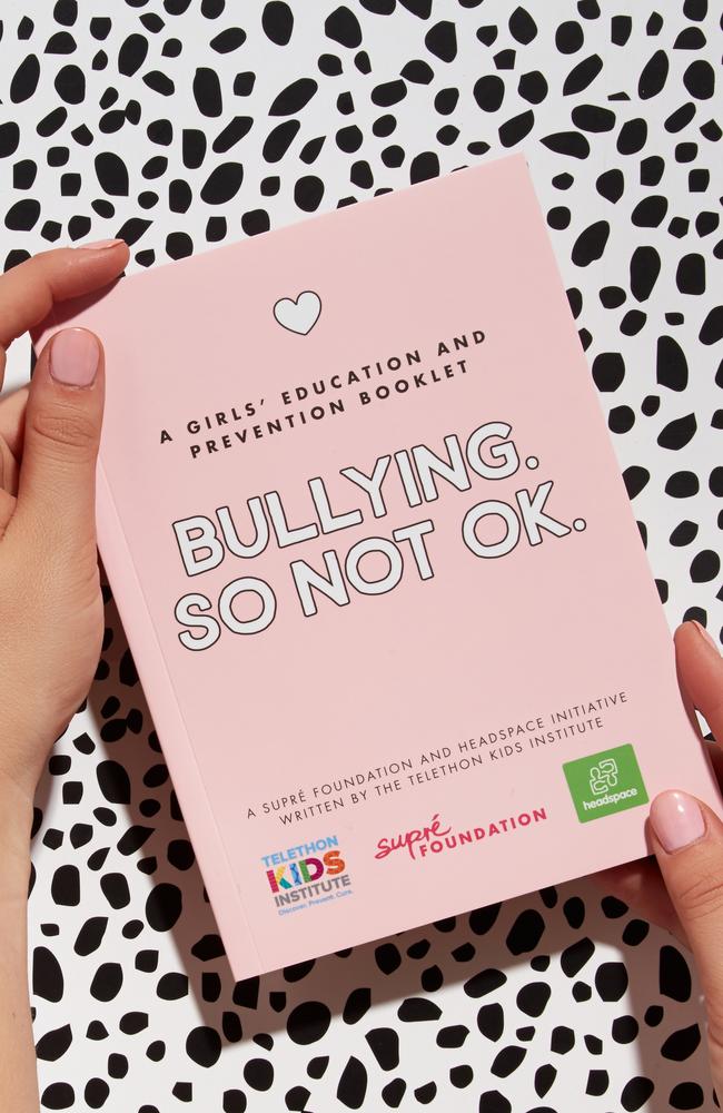 Supre, Headspace and Telethon Kids Institute have launched a new book to tackle bullying among teenagers. Picture: Supre