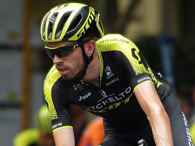 ADELAIDE, AUSTRALIA - JANUARY 21: Damien Howson of Australia and Mitchelton-Scott competes during stage six of the 2018 Tour Down Under on January 21, 2018 in Adelaide, Australia.  (Photo by Daniel Kalisz/Getty Images)