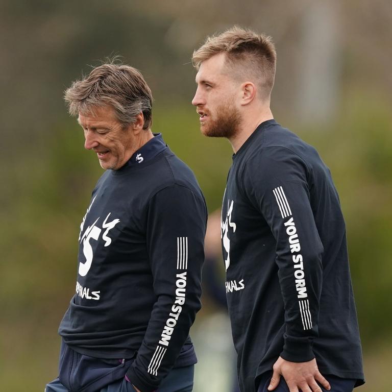 Munster is hoping Craig Bellamy stays at the Storm. Picture: AAP Image/Scott Barbour