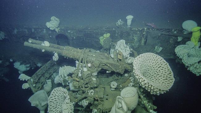 USS Independence: First photos, images of sunken WW2 aircraft carrier ...