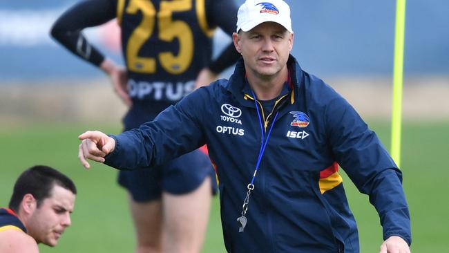 It’s been a difficult time for Crows coach Matthew Nicks.