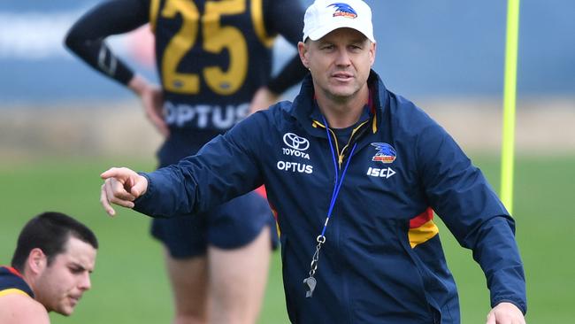 It’s been a difficult time for Crows coach Matthew Nicks.