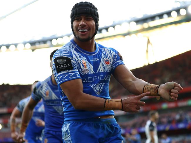 Stephen Crichton opted to play for Samoa over the Kangaroos. Picture: Michael Steele/Getty Images