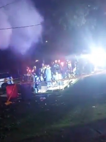 Confronting video footage obtained by The Daily Telegraph shows the moment paramedics attempted to save the three children at the burning property at 33 Freeman St in Lalor Park.