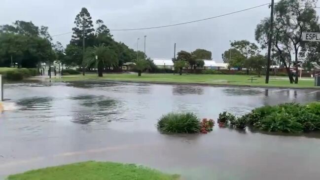 Flash flooding in Cotton Tree