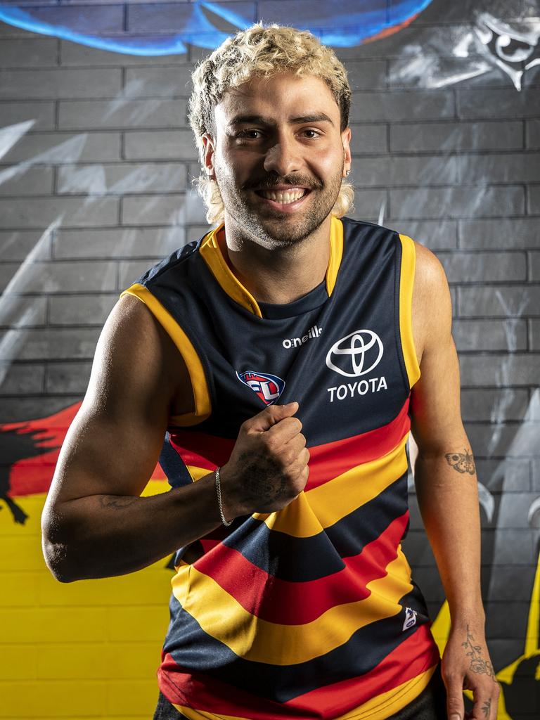 Izak Rankine in his new colours.