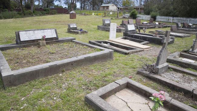 Graves at a few historic cemeteries will be exhumed and relocated. Picture: Melvyn Knipe