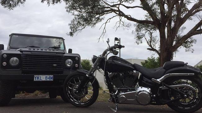 Former Gungahlin United soccer club president Aaron Alexander allegedly used club money to pay for his leased Land Rover Defender. Picture: Facebook/Supplied