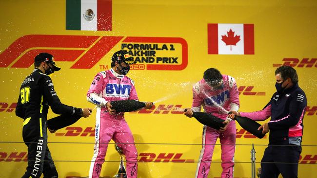 A podium like never before