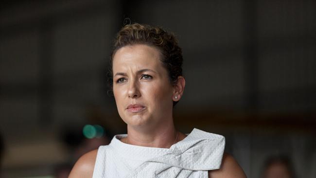 Lia Finocchiaro’s position as Opposition Leader is understood to be under threat as a divide emerges within the Country Liberal Party. Picture: Floss Adams.