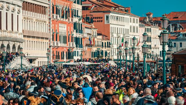 Venice is one of many locations damaged by ‘overtourism’. Picture: istock