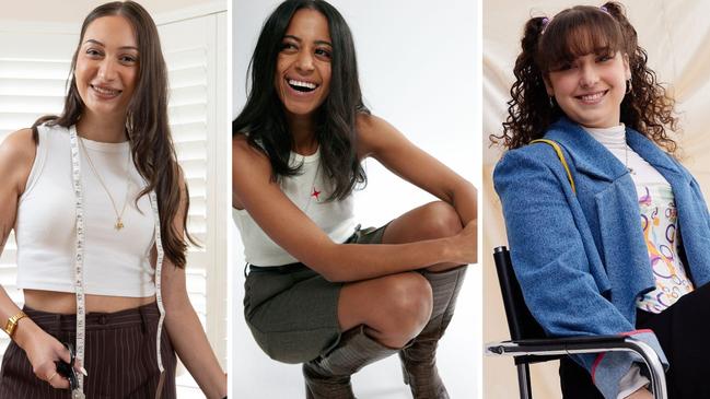 Three of SA's up-and-coming fashion designers. Pictures: Supplied, The Advertiser