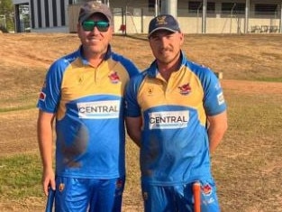 Daniel Crowe and Jake Mundy (right). Picture: Darwin Cricket Club.