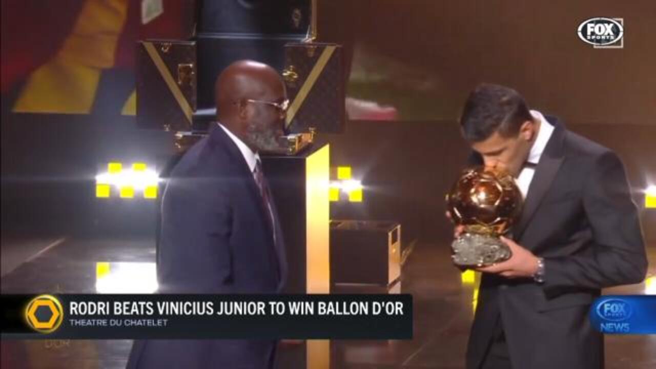 City star Rodri claims 2024 Ballon d'Or