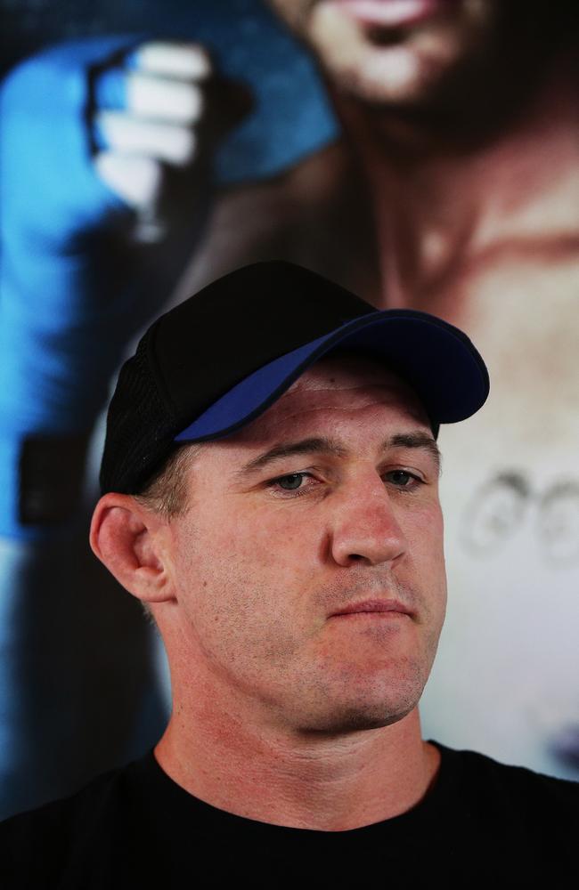 Paul Gallen was fined $50,000 for an offensive tweet. Pic Brett Costello