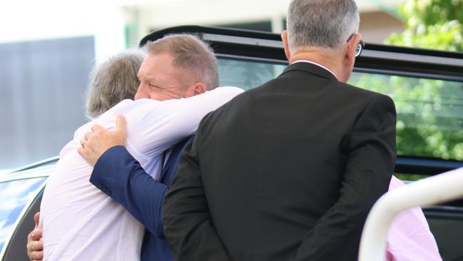 Mr Black thanked family, friends, colleagues, police, first responders, the funeral home and the Queensland Homicide Victim’s Support group for helping guide his family through “this incredibly difficulty time”. Photo: Steve Vit.