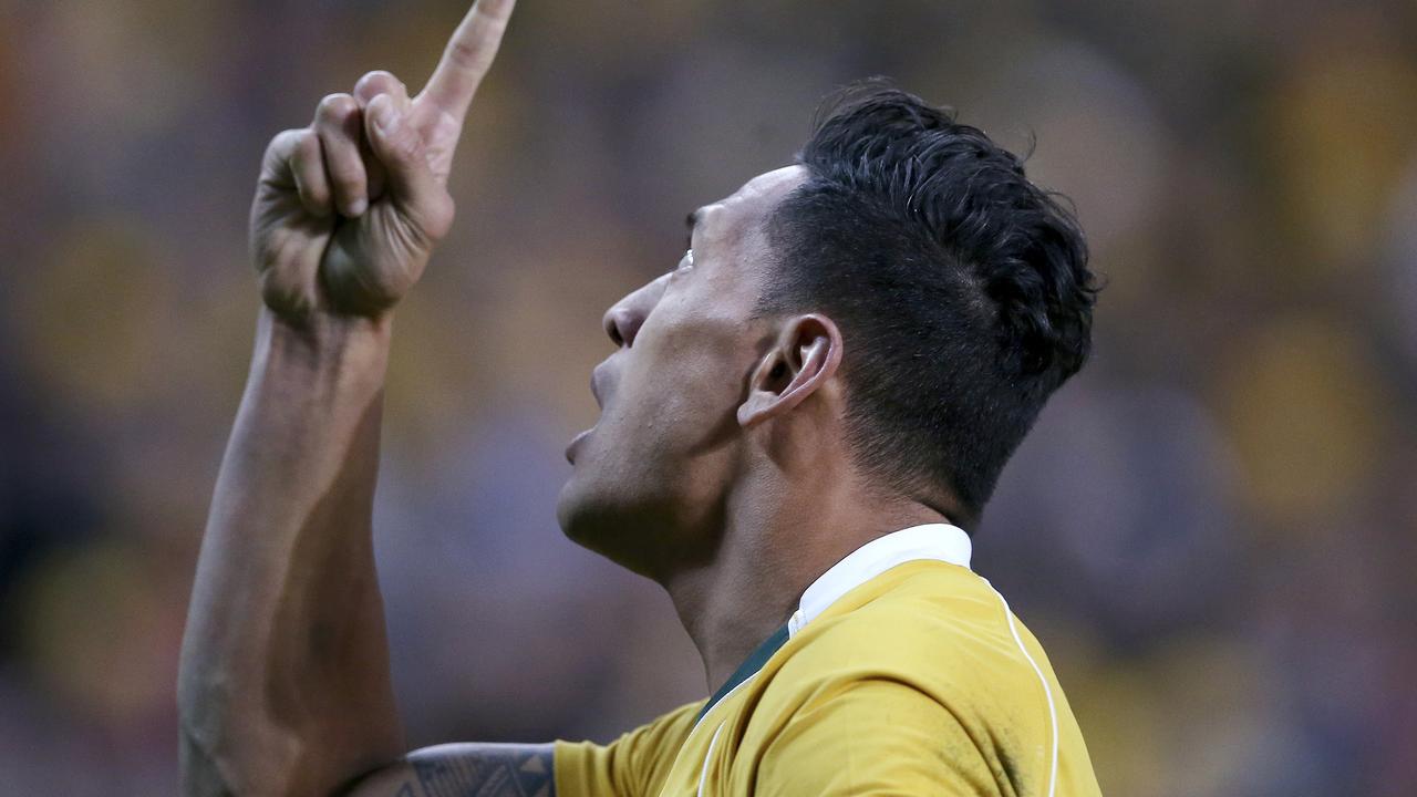 Israel Folau appears to be feeling the pressure with his rugby future on the line.