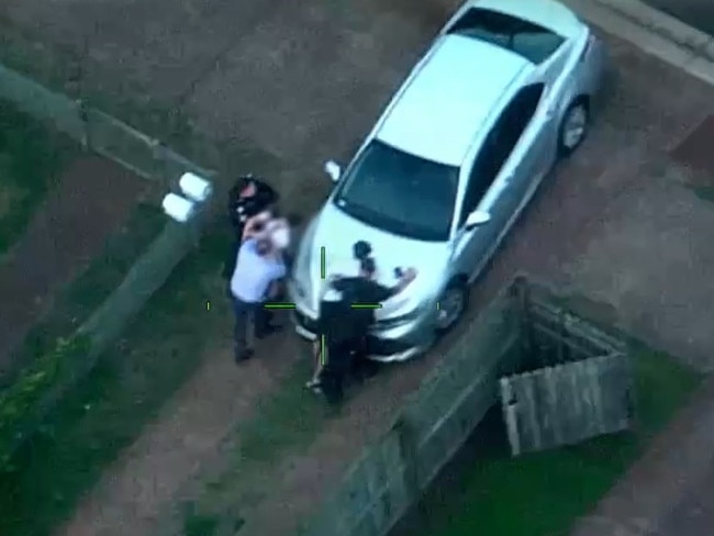 WATCH: Polair footage shows the moment police nab alleged Porsche thieves