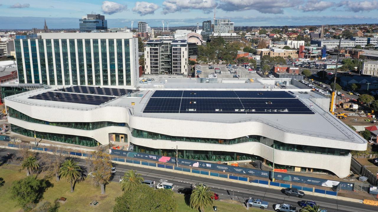 The latest look at the Geelong convention centre. Picture: Alan Barber.