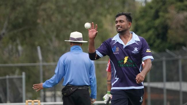 Ishan Jayarathna was pivotal for Buckley Ridges on Saturday. Pictures: Valeriu Campan