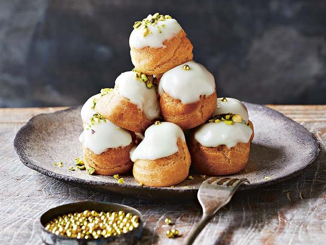 TWAM-20160611 EMBARGO FOR TWAM 11 June 2016 NO REUSE WITHOUT PERMISSION Pistachio Choux buns by chef April carter Pic : April carter