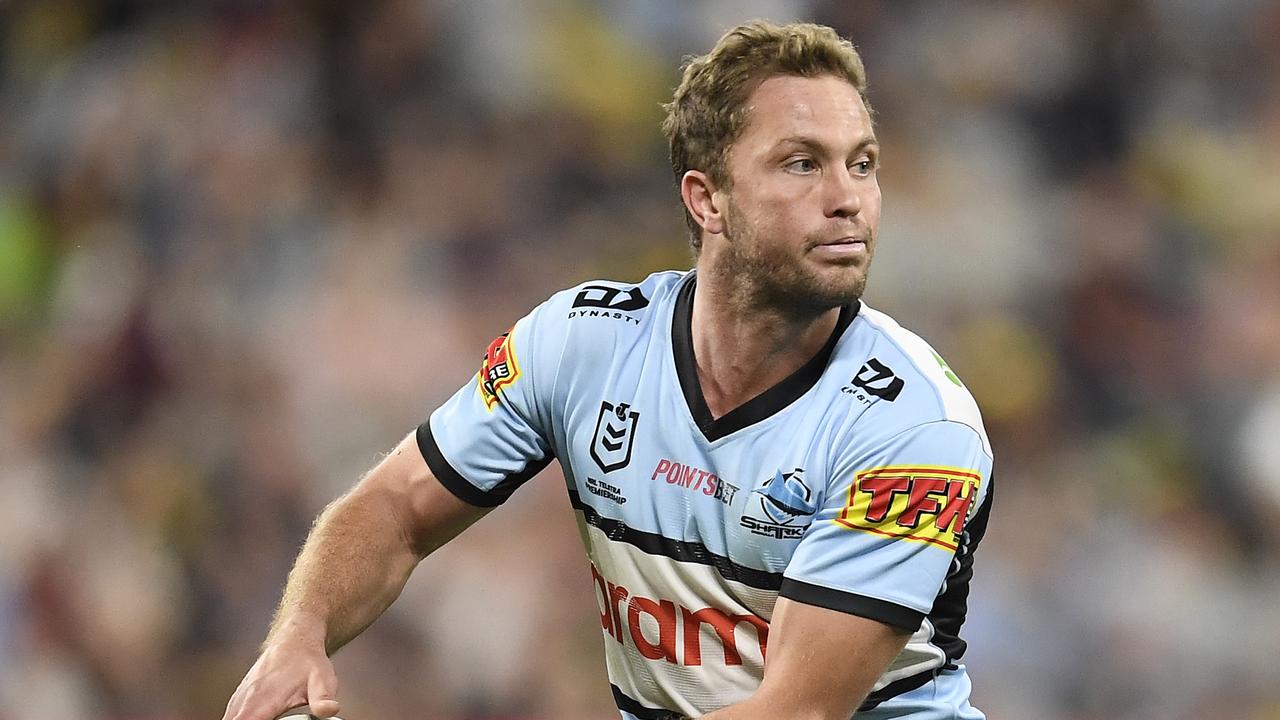 Matt Moylan will make his long-awaited return for the Sharks this weekend. Picture: Ian Hitchcock/Getty Images