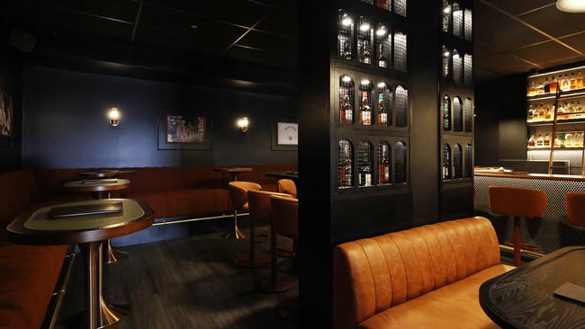 The new bar is larger in size, with more areas to sit and lounge. Picture: Brendan Radke