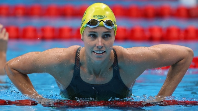 Australia's greatest Olympian Emma McKeon has admitted she "wouldn't want to be racing against someone who is biologically a male". Picture: Clive Rose/Getty Images