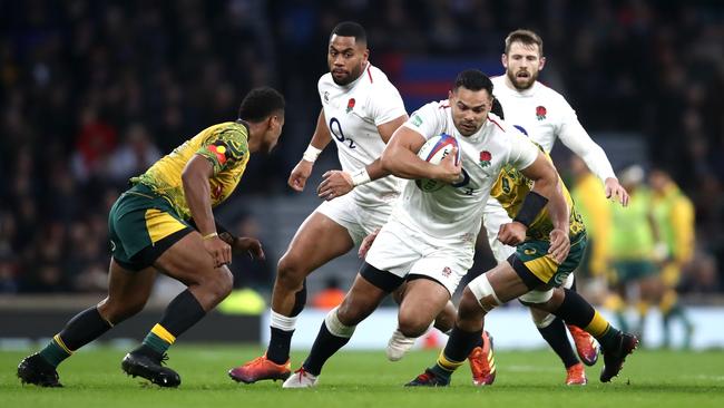 Ben Te'o’s power game won him 16 Test caps with England. Picture: Getty