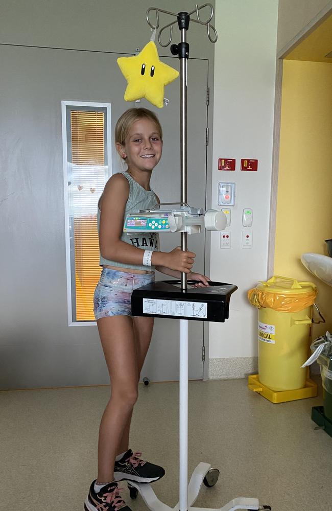 Mya Boniface spends weeks in hospital every year. Picture – contributed.