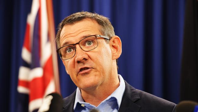 Chief Minister Michael Gunner says public service bosses will take a pay freeze. Picture: Keri Megelus