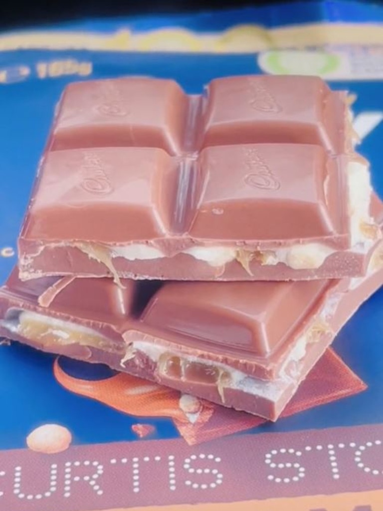 The chef has created a ‘caramel slice’ flavour. Picture: TikTok/deficitincalories