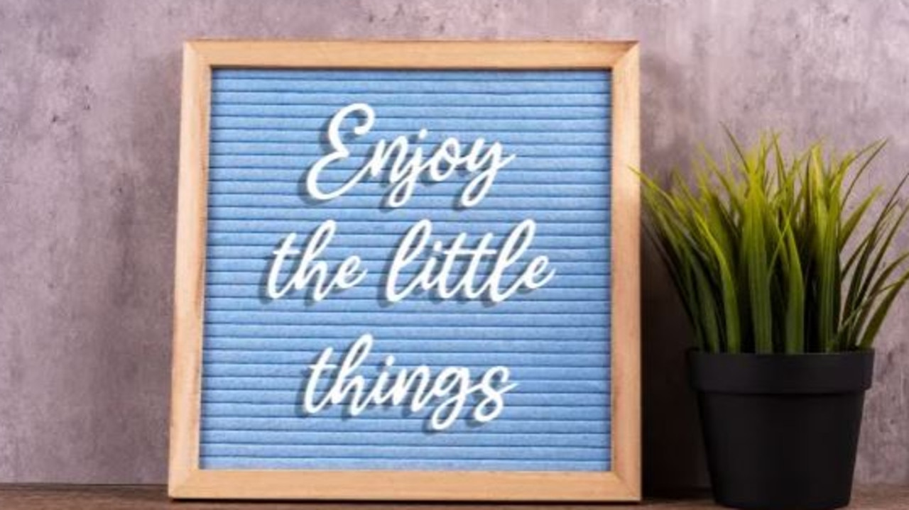 Framed inspirational quotes look cheap, not chic. Picture: Getty