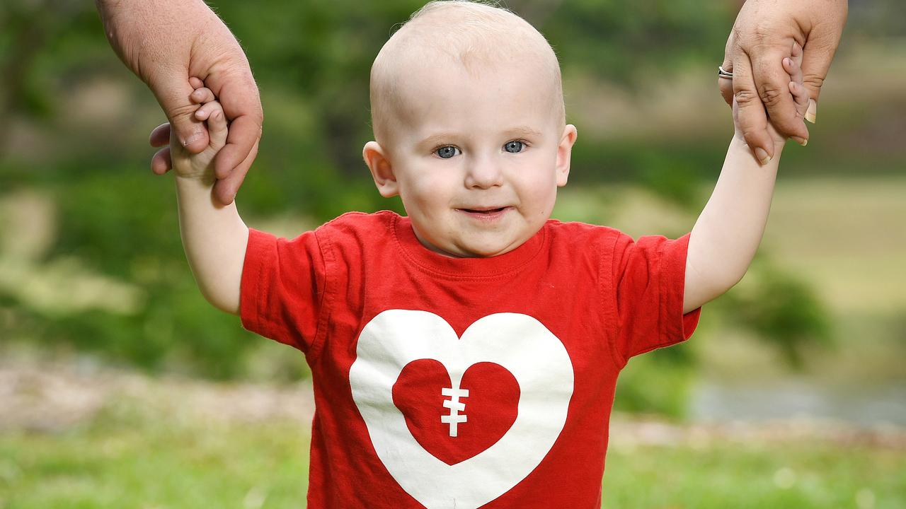 ‘He’s our little heart warrior’: How Townsville toddler beat the odds