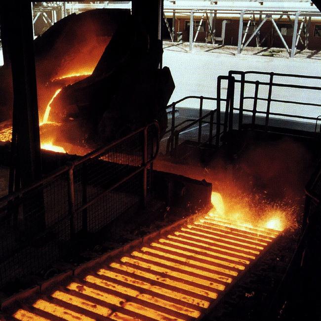 Direct-smelting plant in WA, which can produce high-grade iron ore from a low-grade.