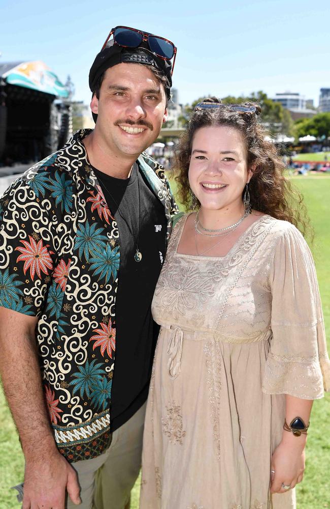 Craig Dennis and Amy Jarrett at Caloundra Music Festival. Picture: Patrick Woods.